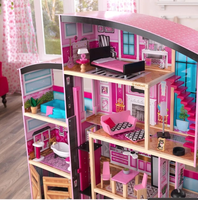 KidKraft Shimmer Mansion Wooden Dollhouse, Over 4 Feet Tall - photo 2