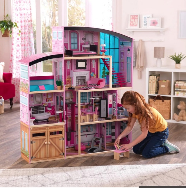 KidKraft Shimmer Mansion Wooden Dollhouse, Over 4 Feet Tall - photo 3