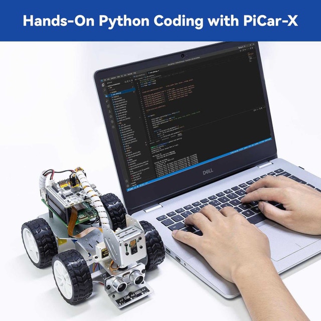 SunFounder PiCar-X AI Robot Car Kit for Raspberry Pi - photo 3
