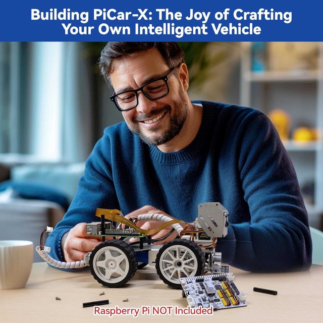 SunFounder PiCar-X AI Robot Car Kit for Raspberry Pi - photo 5