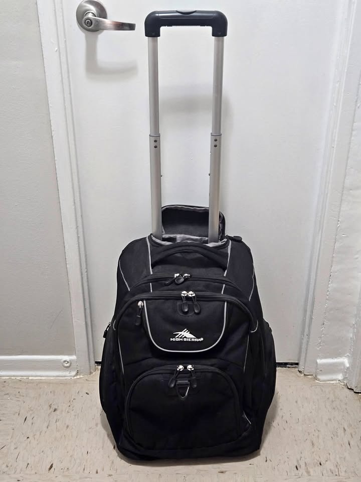 High Sierra Powerglide Wheeled Computer Backpack