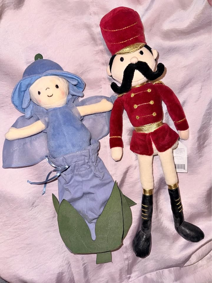2 Decorative Dolls – Nutcracker & Flower Fairy