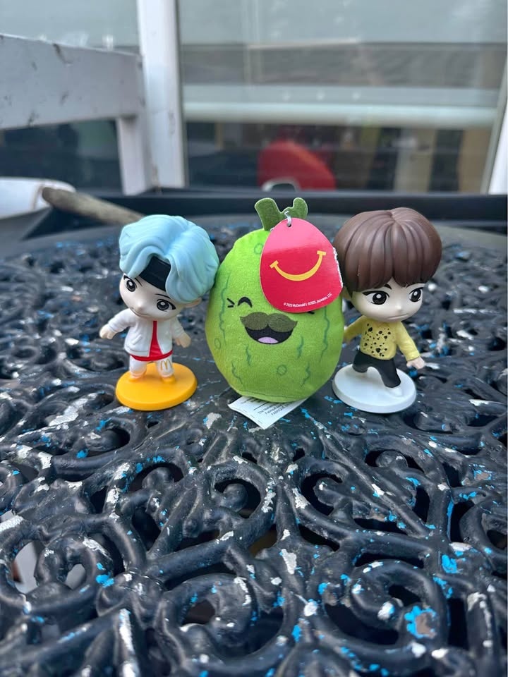 McDonald’s TinyTan BTS Toys & Squishmallow Charles The Pickle