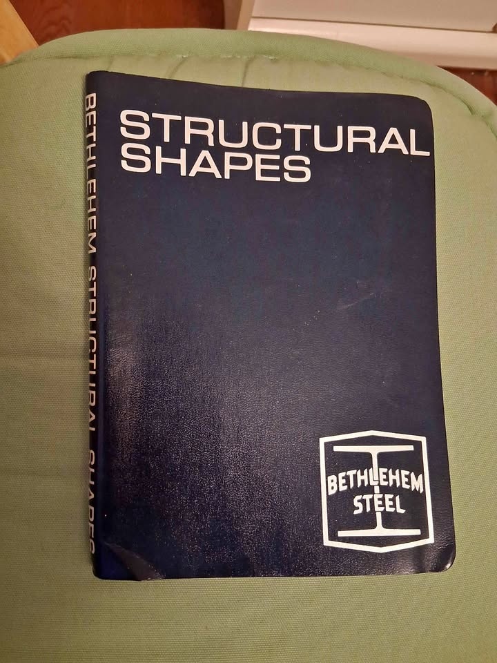 Vintage 1980 Bethlehem Steel Structural Shapes Catalog