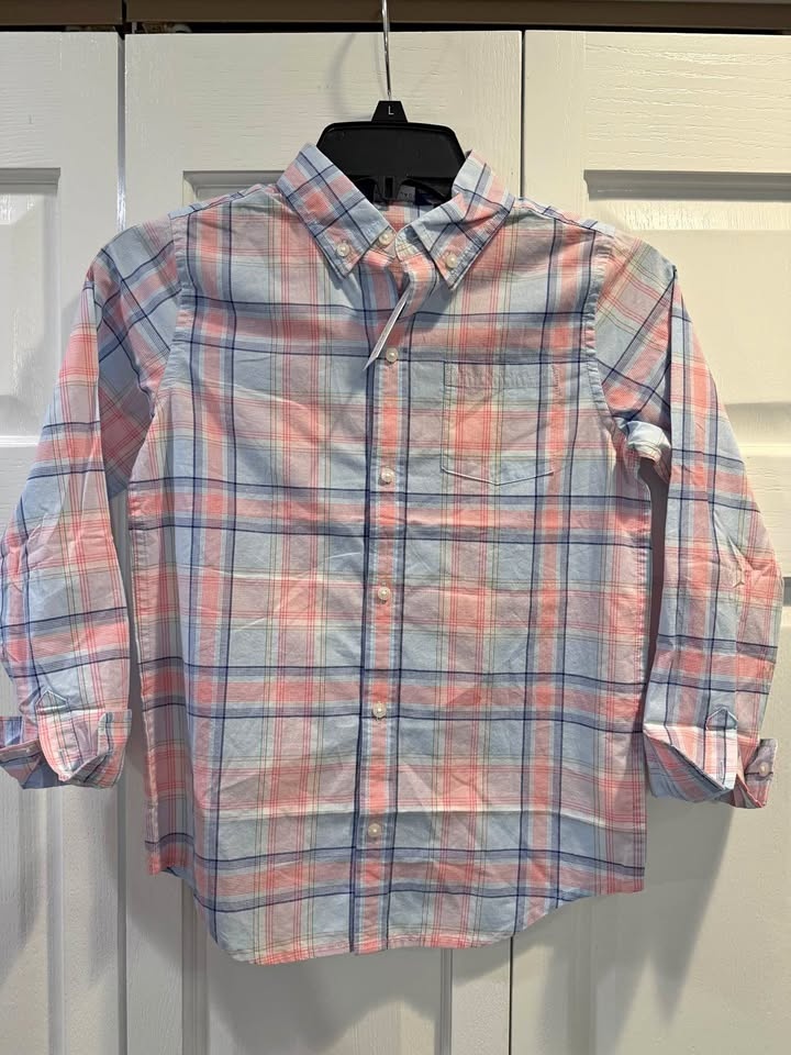 NWT Janie & Jack Boys Size 10 Button Down Shirt