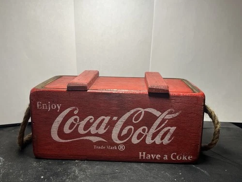 Vintage Coca-Cola Wooden Soda Box