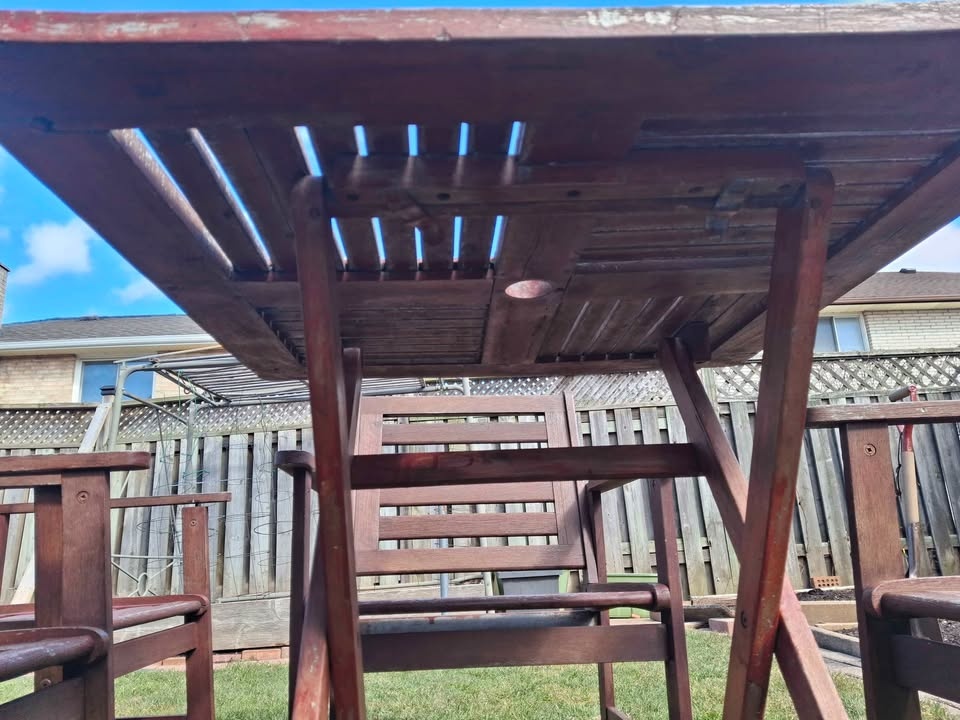 Patio set/garden chairs and table - photo 5