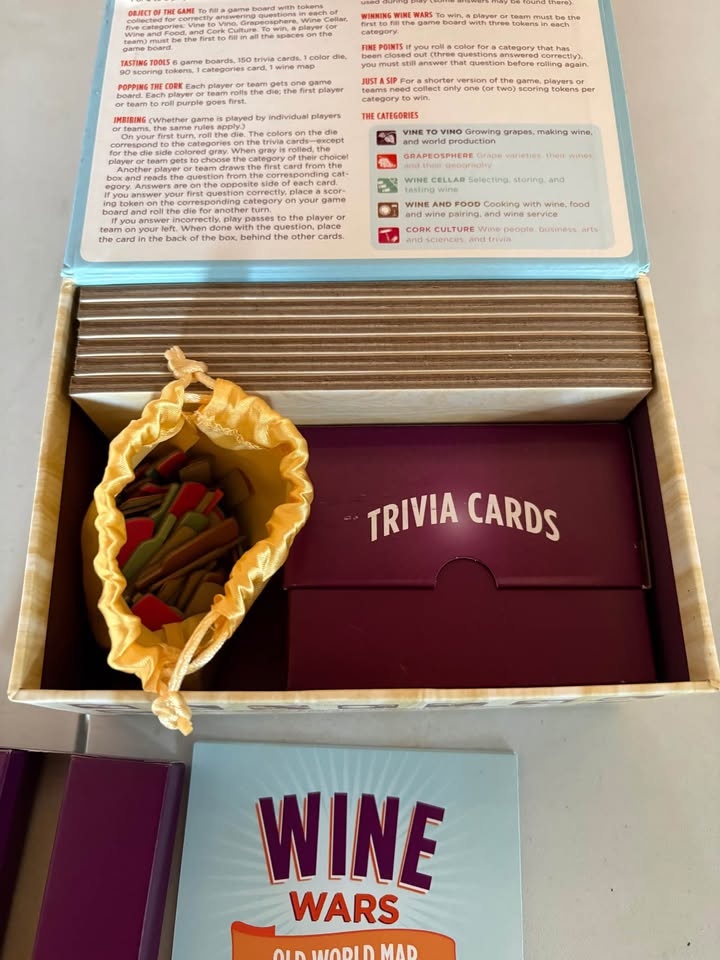 Wine Wars Trivia Game - photo 3