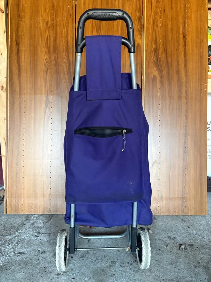 Purple Grocery Cart with Wheels - photo 2
