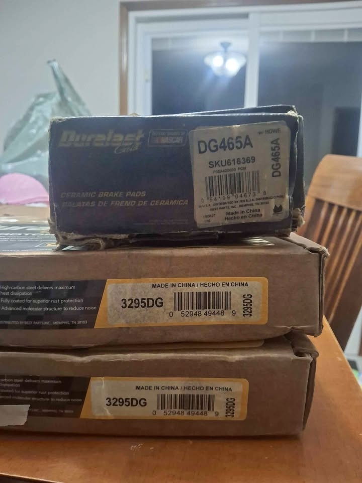 Duralast Gold Brake Pads and Rotors NEW