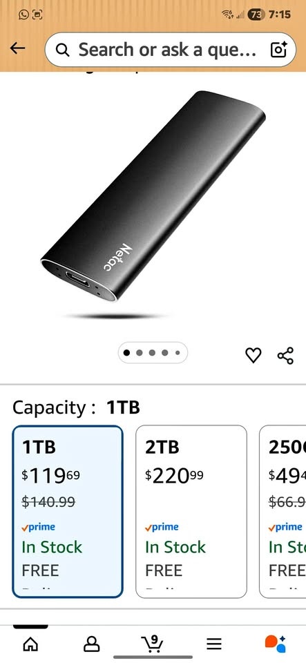 Netac 1TB Portable SSD