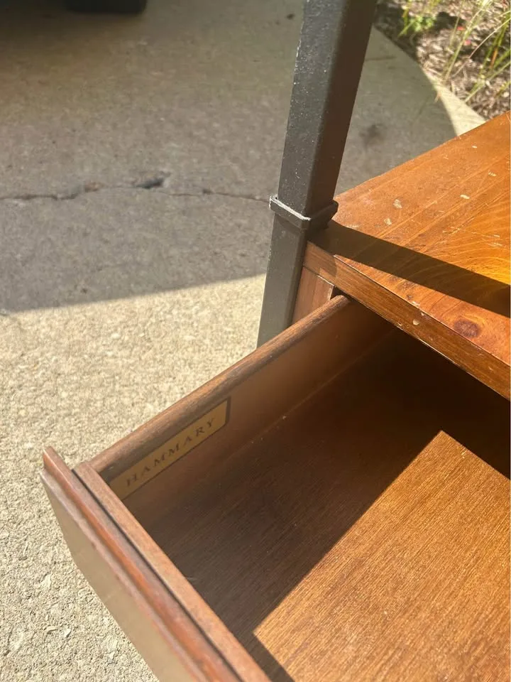 Wooden Table with Glass Plate image indicator(4)