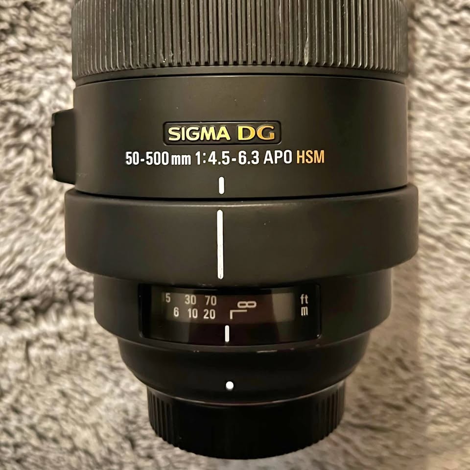Sigma DC 50-500mm f-4.5-6.3 APO HSM Lens for Nikon