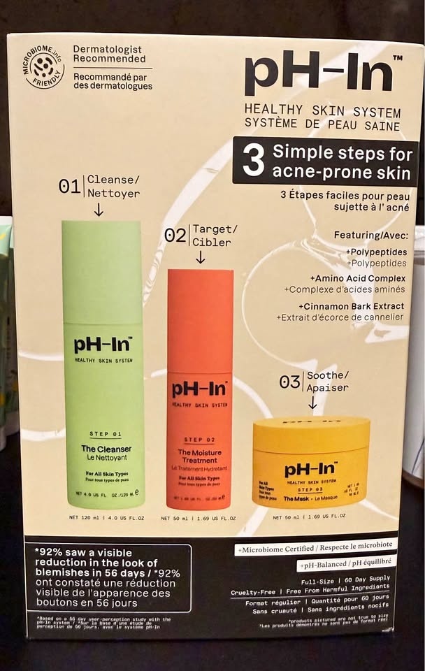 pH-In Healthy Skin System 3-Step Acne Set