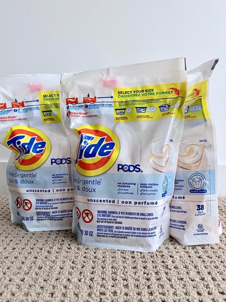 Moving Sale! Tide Pods (Free & Gentle) - New
