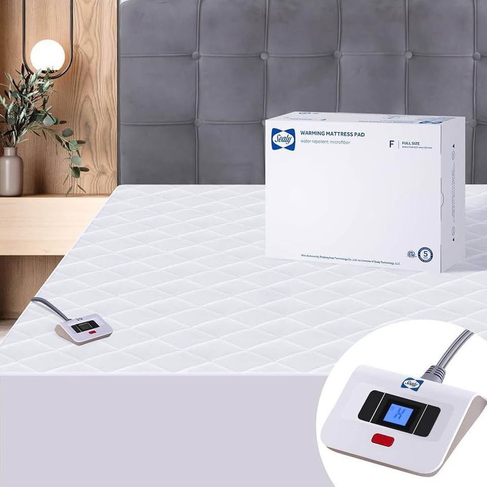Sealy Heated Mattress Pad – Full Size – 10 Heat Settings – New - photo 3