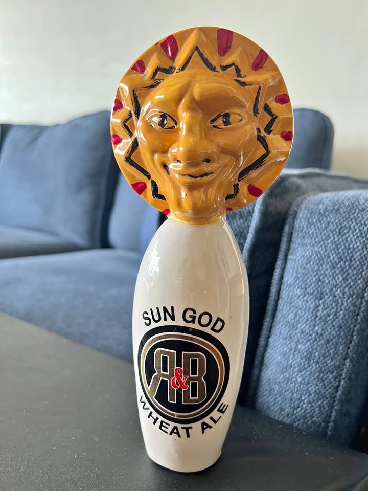 Sun God Beer Tap Handle