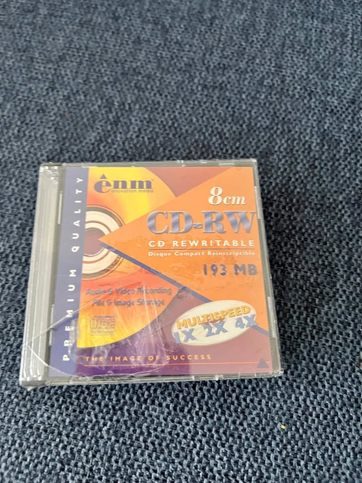 Mini CD-RW Rewritable CDs - 5 Pack