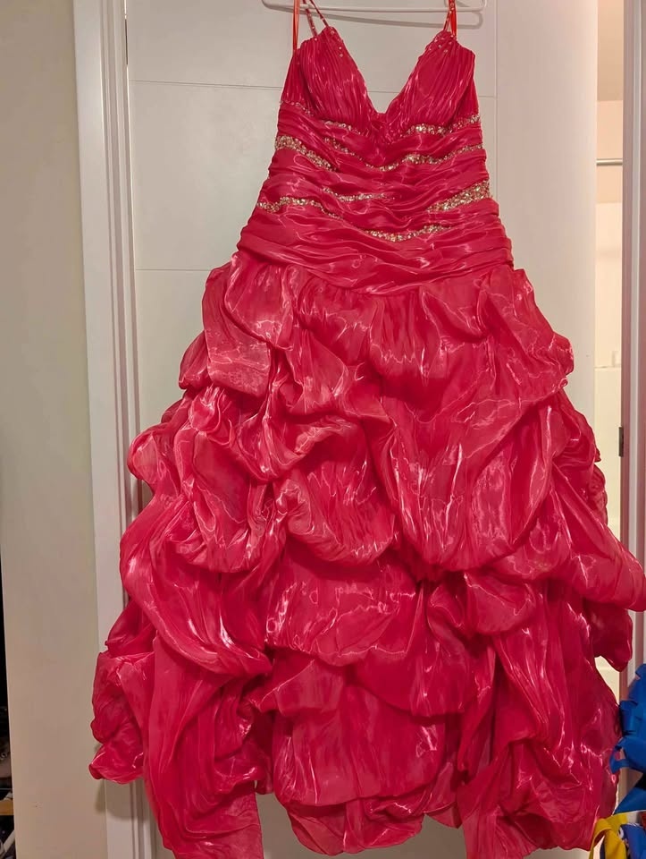 Size 16 Fuschia Pink Grad/Prom Dress - Flirt by Maggie Sottero