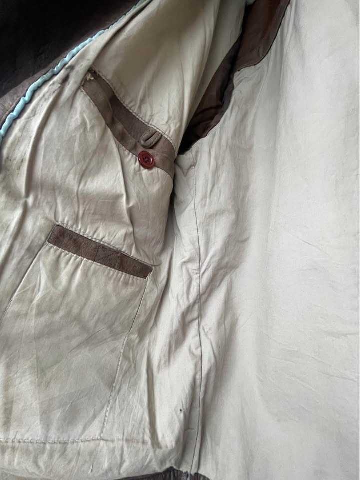 Snap Shot Vintage Biker Leather Jacket size L - photo 5