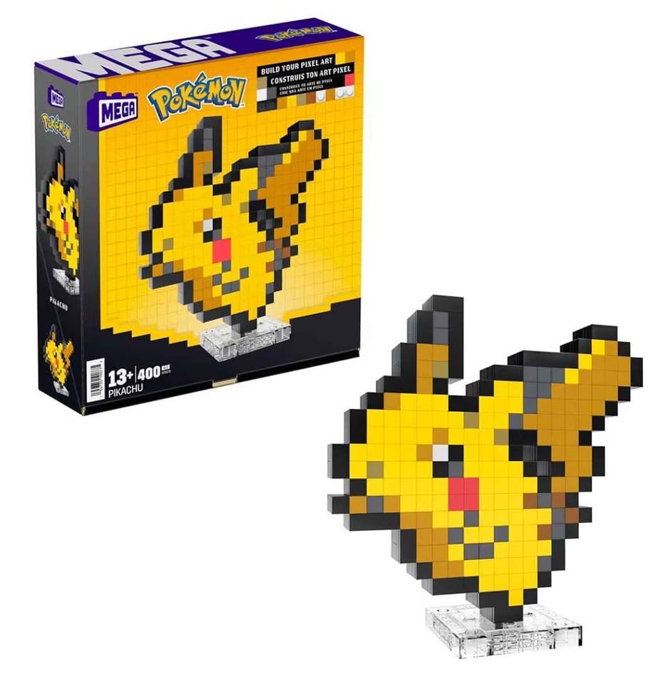 Mega Pokemon Pikachu Pixel Art Building Set - photo 3