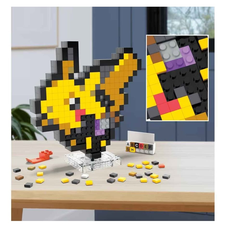 Mega Pokemon Pikachu Pixel Art Building Set - photo 4