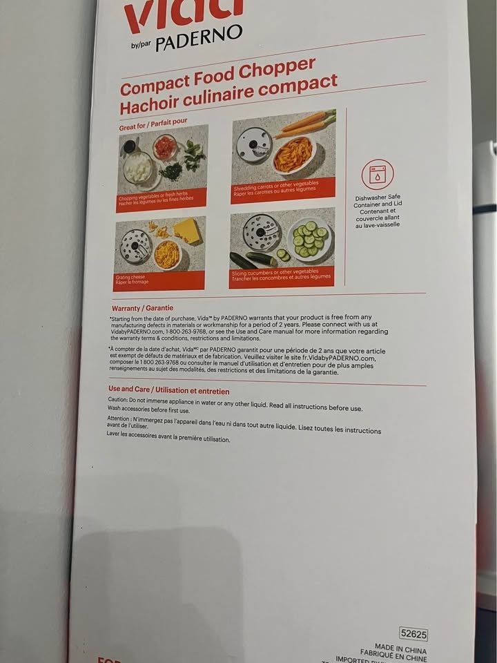 Vida Food Chopper - photo 2