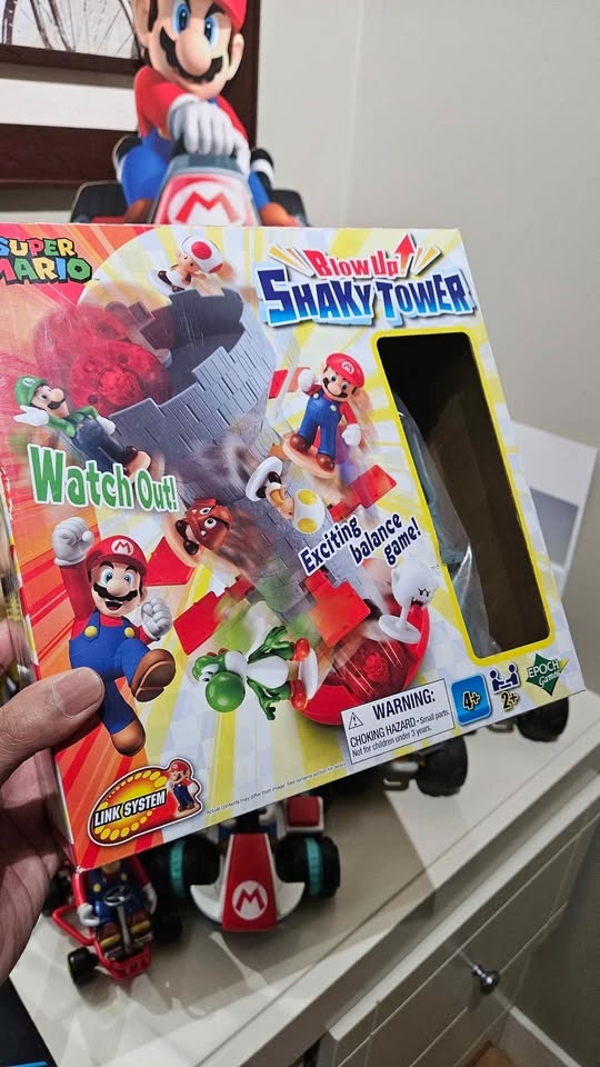 Super Mario Bros Shaky Tower Toy