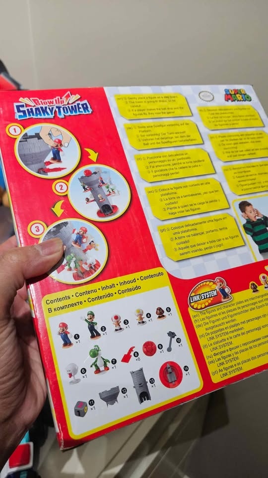 Super Mario Bros Shaky Tower Toy - photo 2