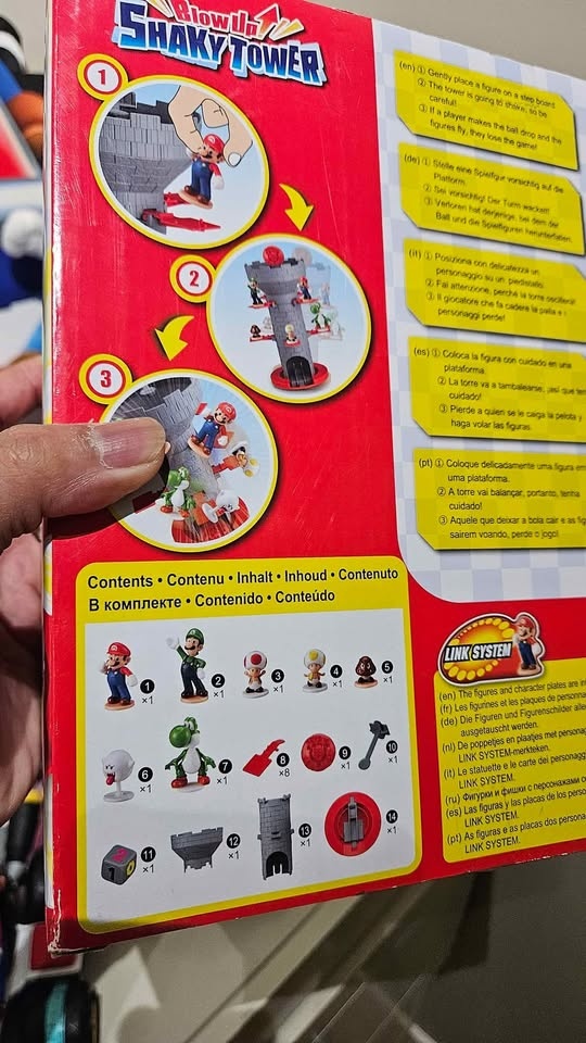 Super Mario Bros Shaky Tower Toy - photo 3