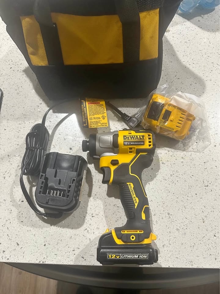 New DEWALT 12V Brushless Cordless Impact Driver Kit