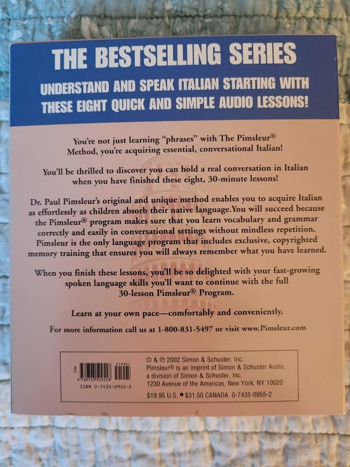 Pimsleur Quick & Simple Italian Language Instruction - photo 2