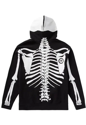 LRG Dead Serious Zip Up Skeleton Hoodie Black Size 3XL - photo 2
