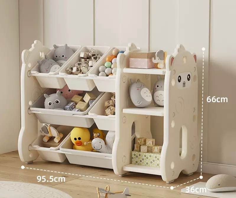 New 3-Tier Toy Organizer with 7 Removable Bins - photo 2