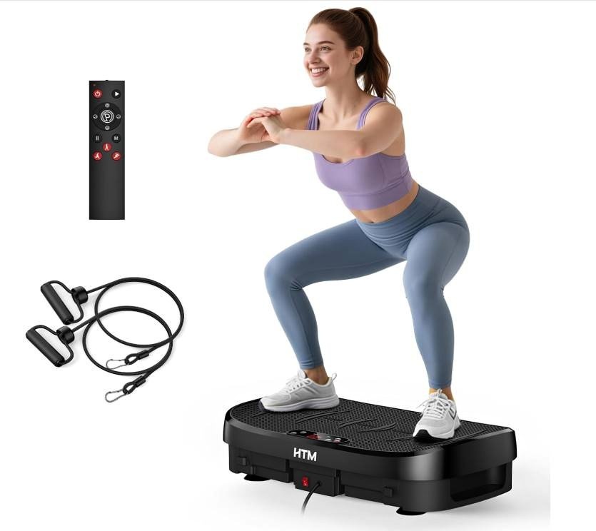 New HTM Vibration Plate Exercise Machine - Full Body Workout