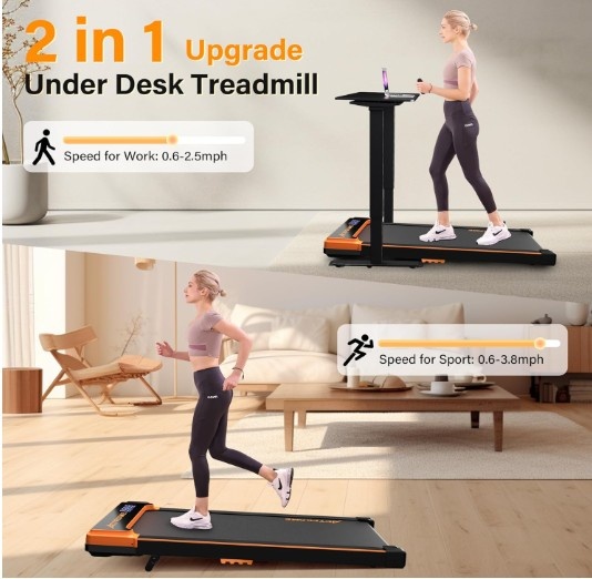 New ACTFLAME Walking Pad with Incline Treadmill - photo 2