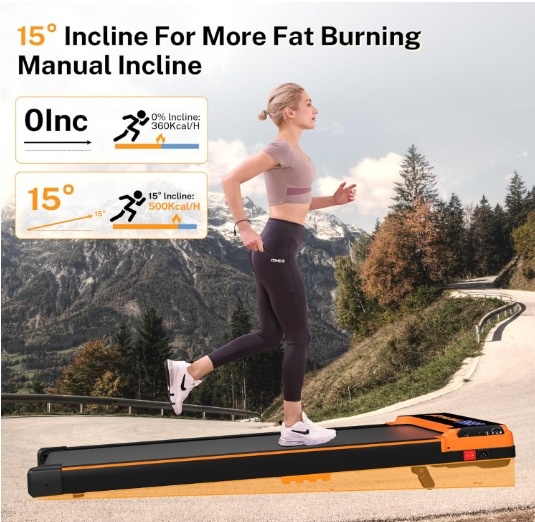 New ACTFLAME Walking Pad with Incline Treadmill - photo 3
