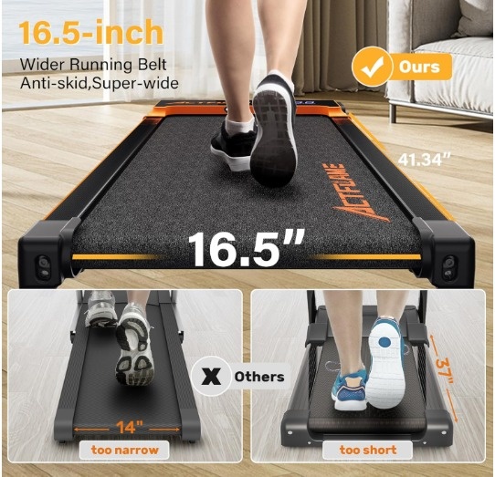 New ACTFLAME Walking Pad with Incline Treadmill - photo 4