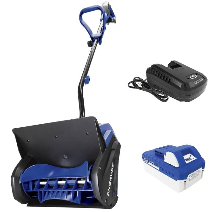 New Snow Joe Cordless Electric Snow Shovel w/ Battery & Charger