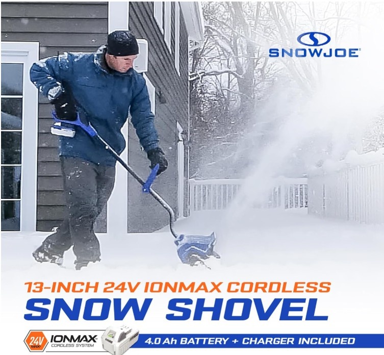 New Snow Joe Cordless Electric Snow Shovel w/ Battery & Charger - photo 4