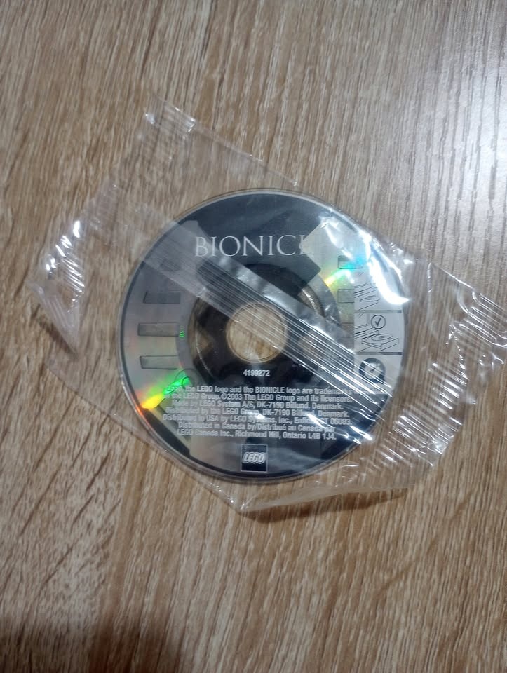 LEGO Bionicle Promo Software Mini Disc (sealed) 2003
