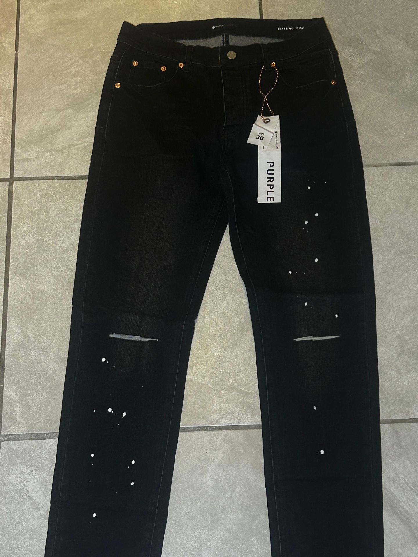 Purple Brand Black Jeans Size 30 - photo 2