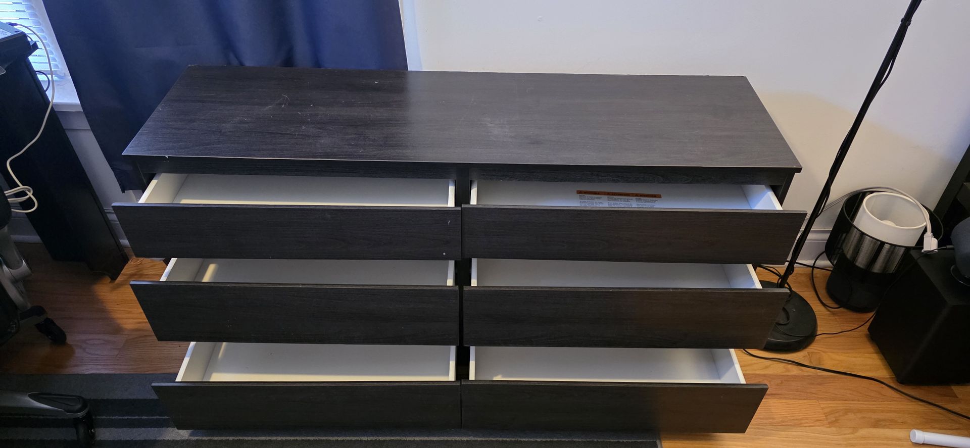 IKEA Malm 6 Drawer Dresser - photo 2