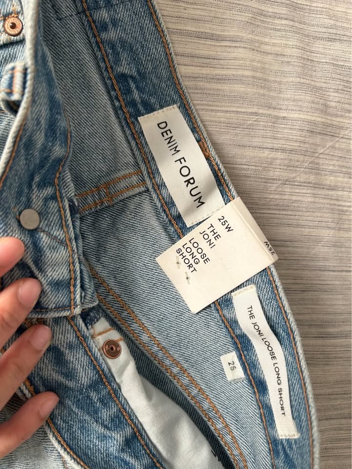 Denim Forum Women’s Jorts Size 25 - photo 2