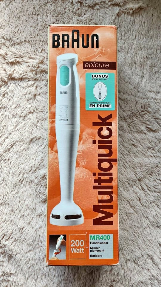Vintage Braun MR400 Multiquick Hand Blender