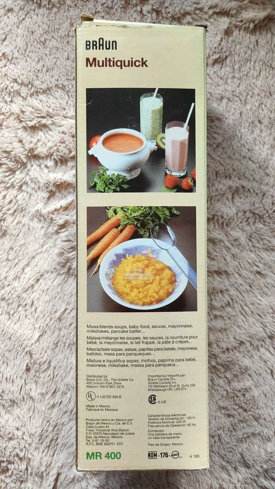 Vintage Braun MR400 Multiquick Hand Blender - photo 2