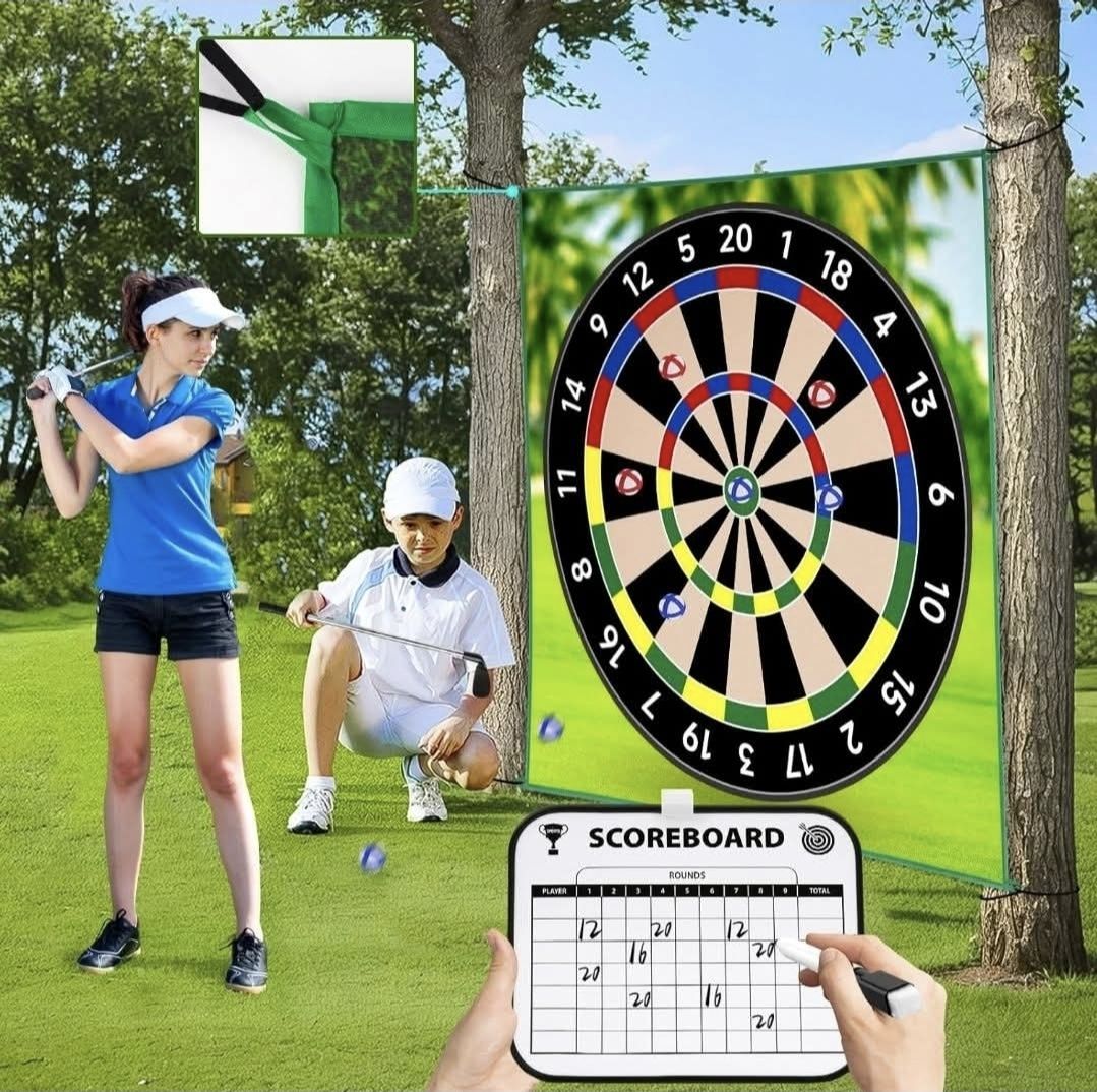 NEW 70"x70" Double Sided Golf Chipping Game Mat - photo 5