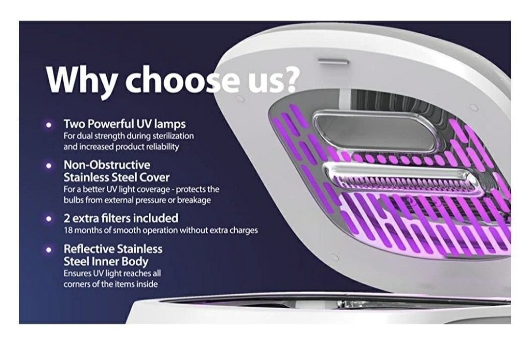UV Sanitizer Box and Dryer Device - photo 4