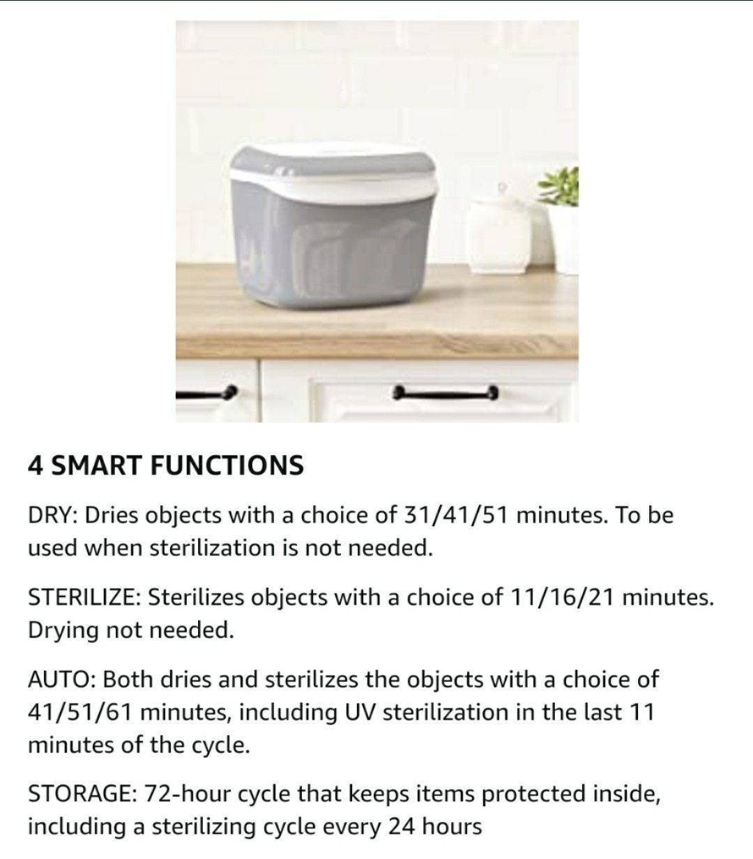 UV Sanitizer Box and Dryer Device - photo 5