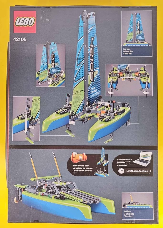 Lego Technic 42105 Catamaran - Retired 2020 - Pickup @ 404/Finch - photo 2